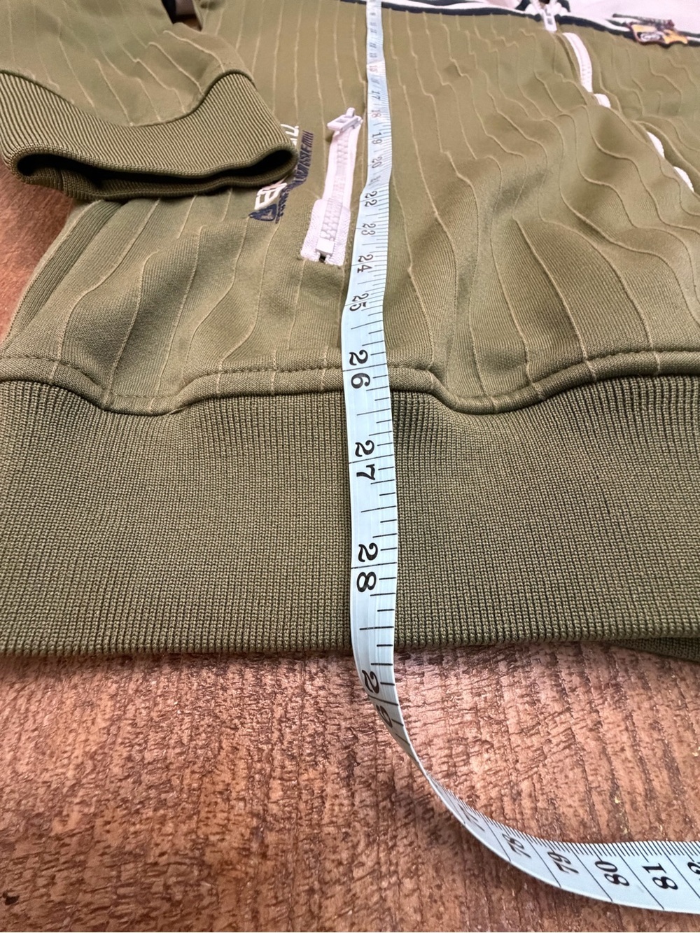 Ecko Unlimited Olive Green & White Zip-Front Track Jacket - Picture 7 of 8